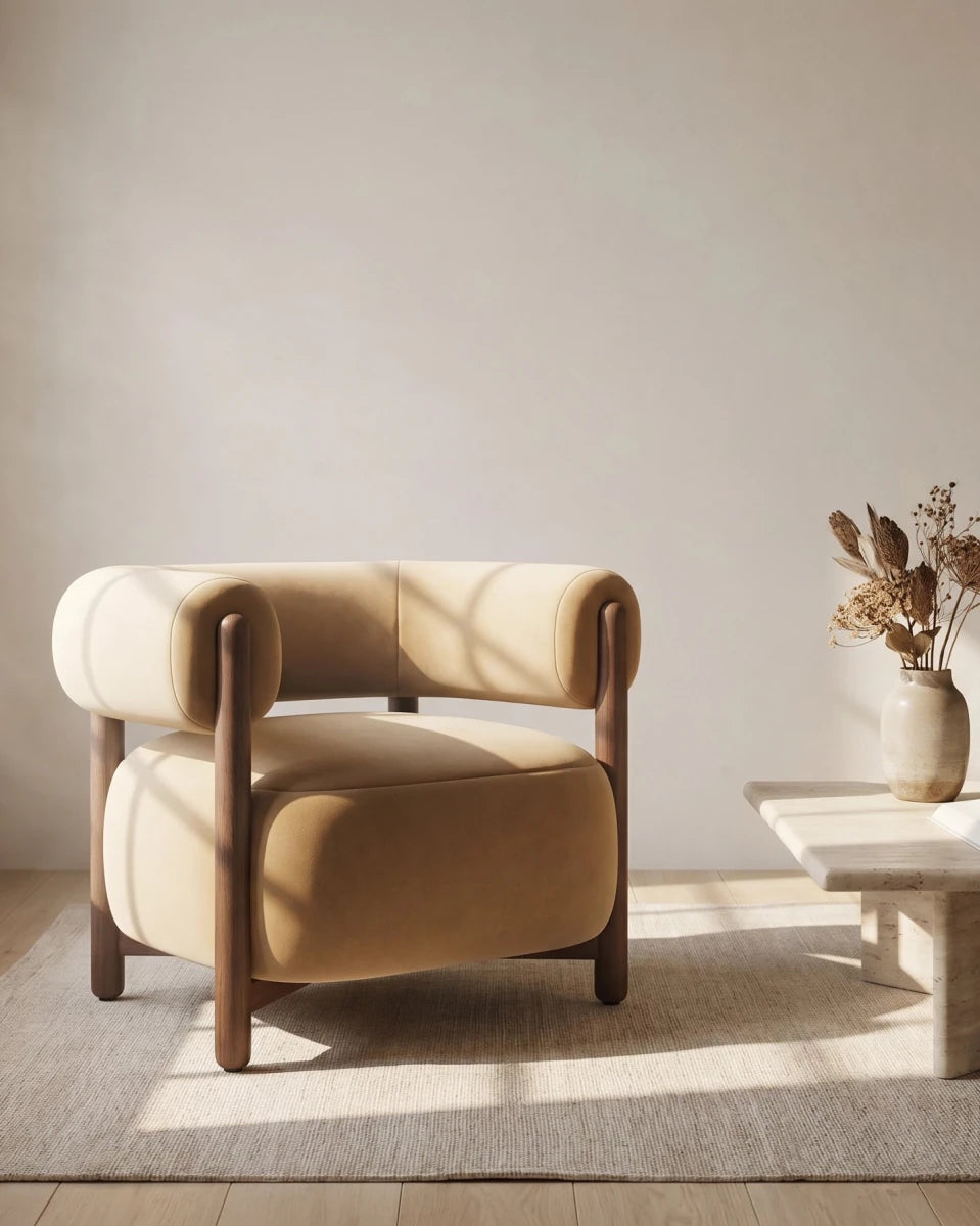 Caramel Velvet / Walnut