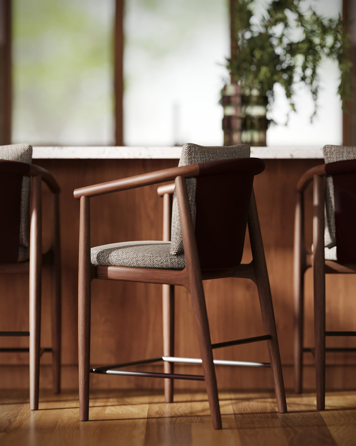 Chocolate Basketweave / Maple Leather / Walnut