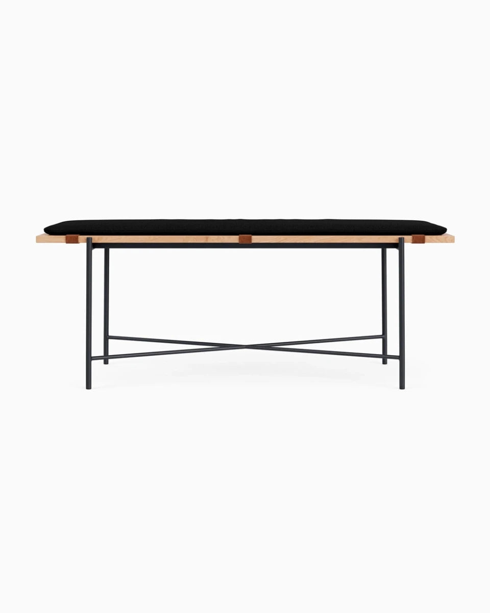 Charcoal Boucle / White Oak