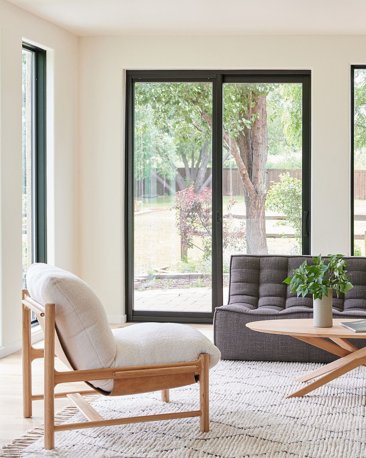 Ivory Himalaya / Sunflower Leather / White Oak