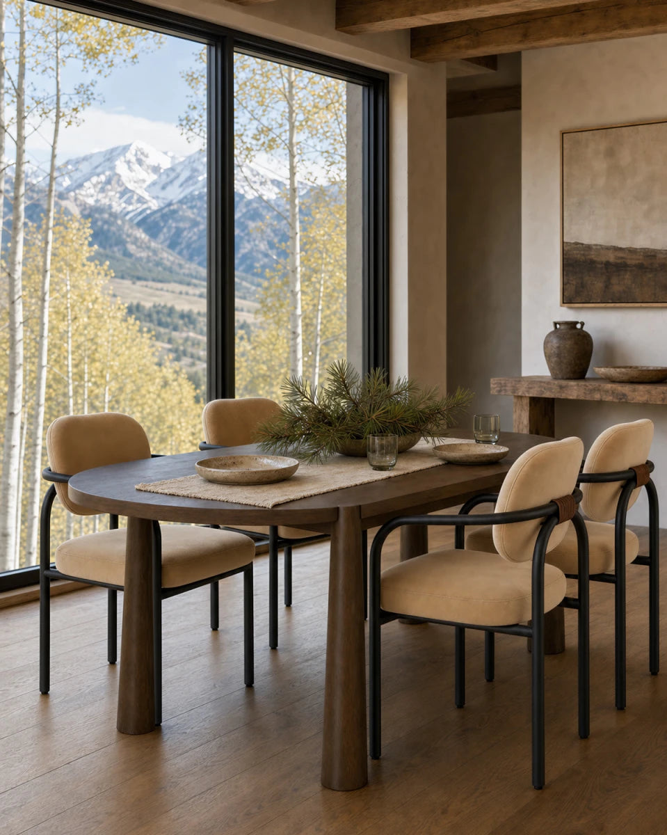 Espresso Oak / 96" length | Seats 6