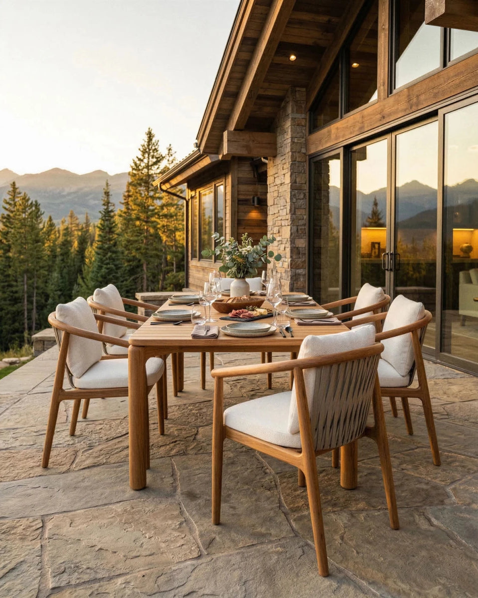 Dove FIQA Boucle / Tan Outdoor Rope