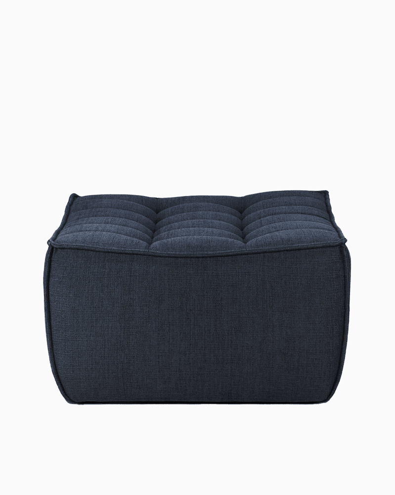 Eco Fabric Graphite / Footstool (28")