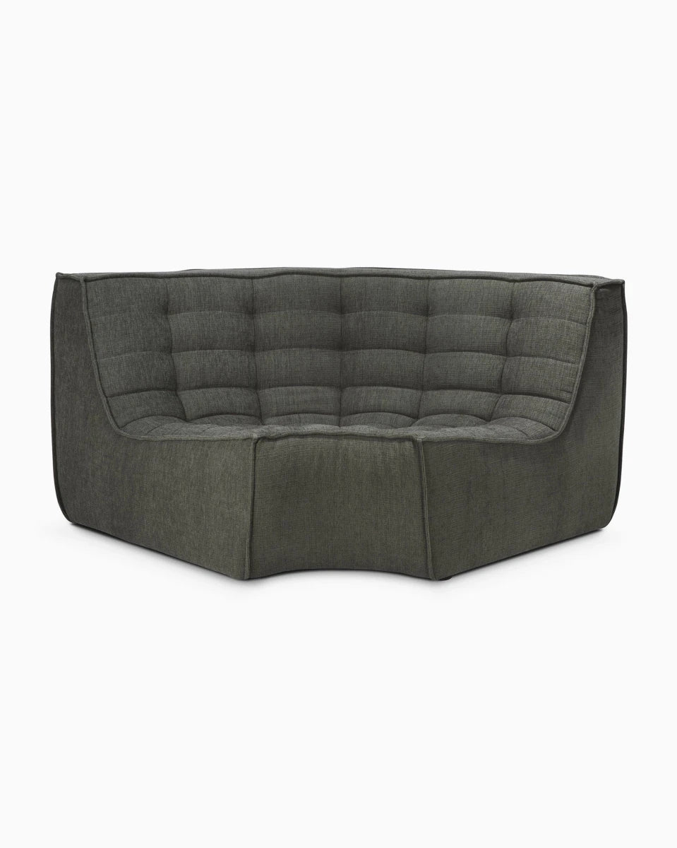 Eco Fabric Moss / Round Corner