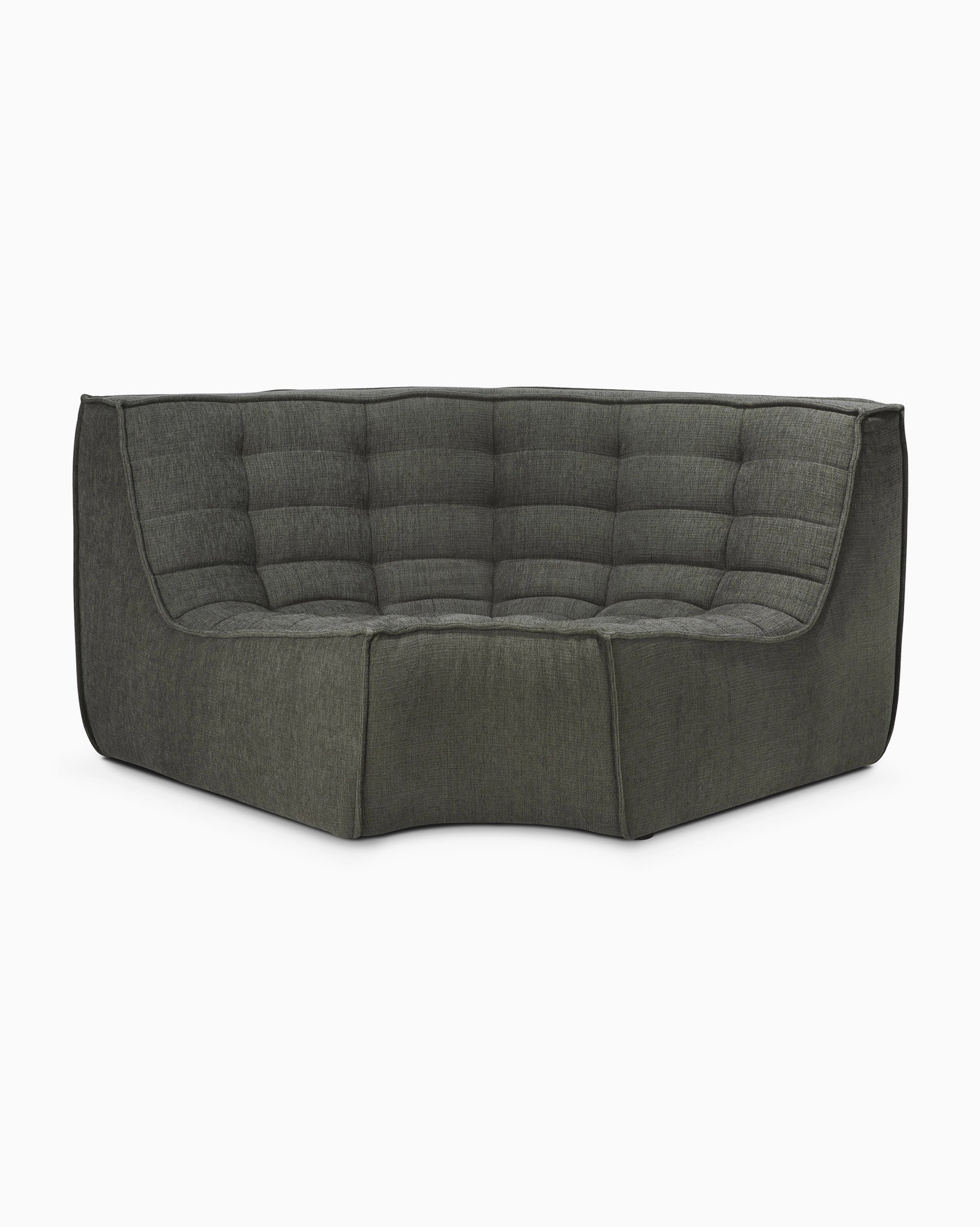 Eco Fabric Moss / Round Corner