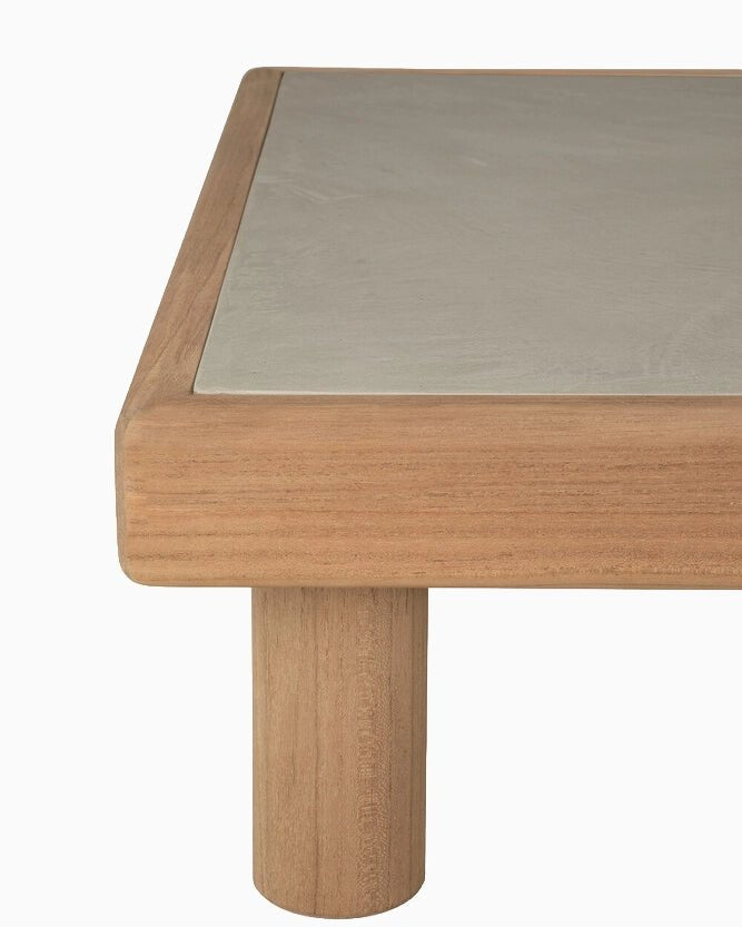 Teak & Concrete Light Grey