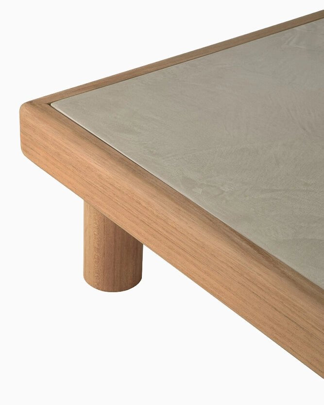 Teak & Concrete Light Grey