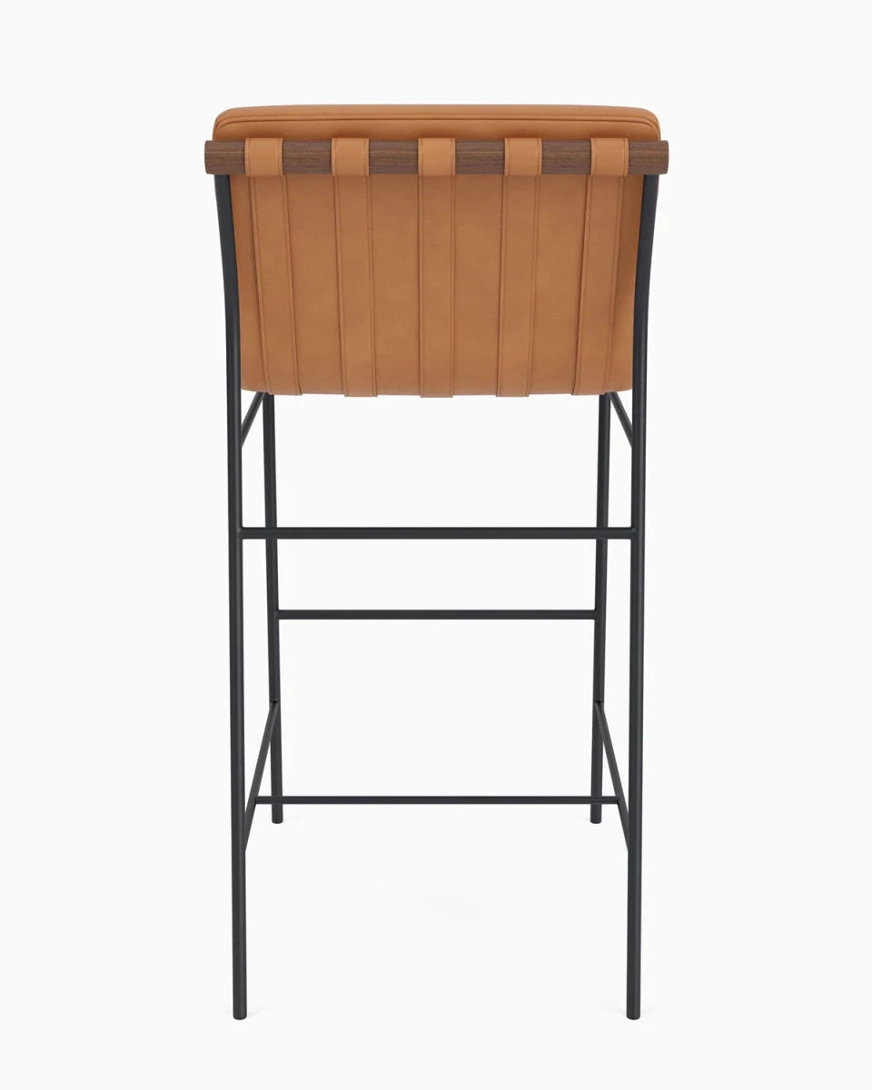 Saddle Leather / Walnut / Bar (30" Height)