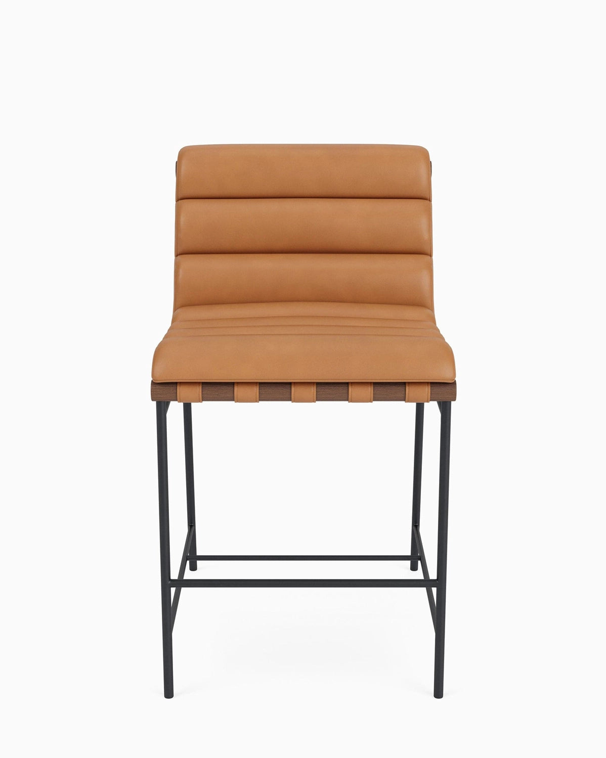 Saddle Leather / Walnut / Counter (24" Height)