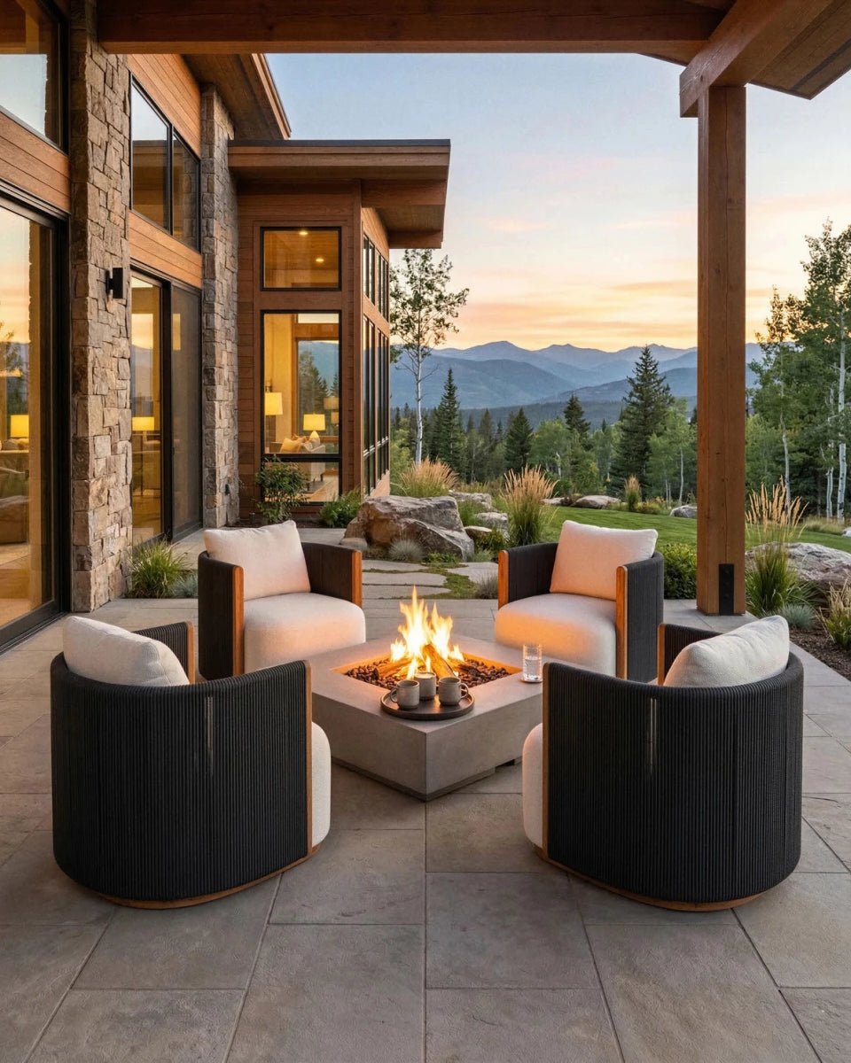 Dove FIQA Boucle / Black Outdoor Rope