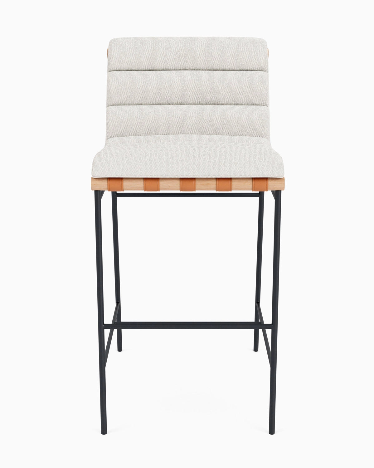 White Boucle / White Oak / Bar (30" Height)