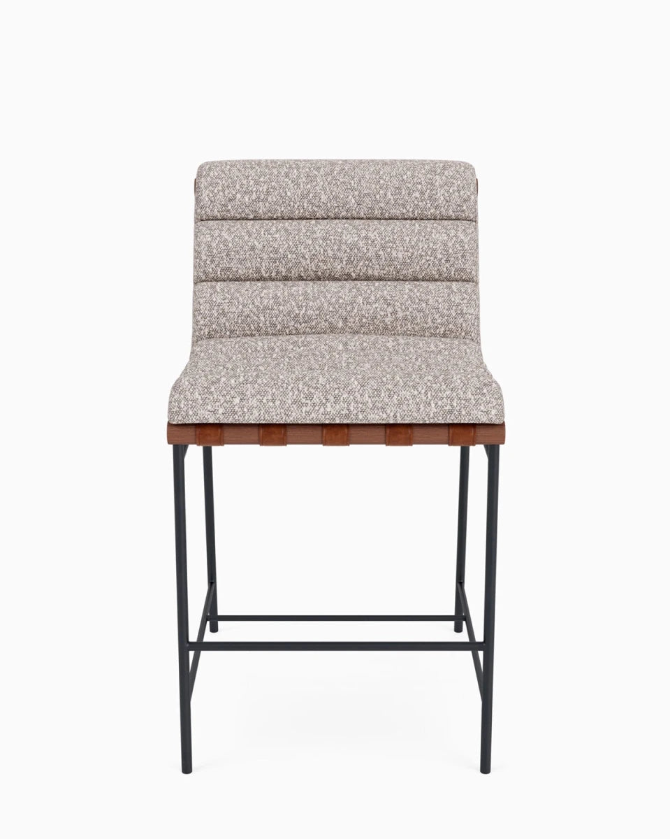 Stone Boucle / Walnut / Counter (24" Height)