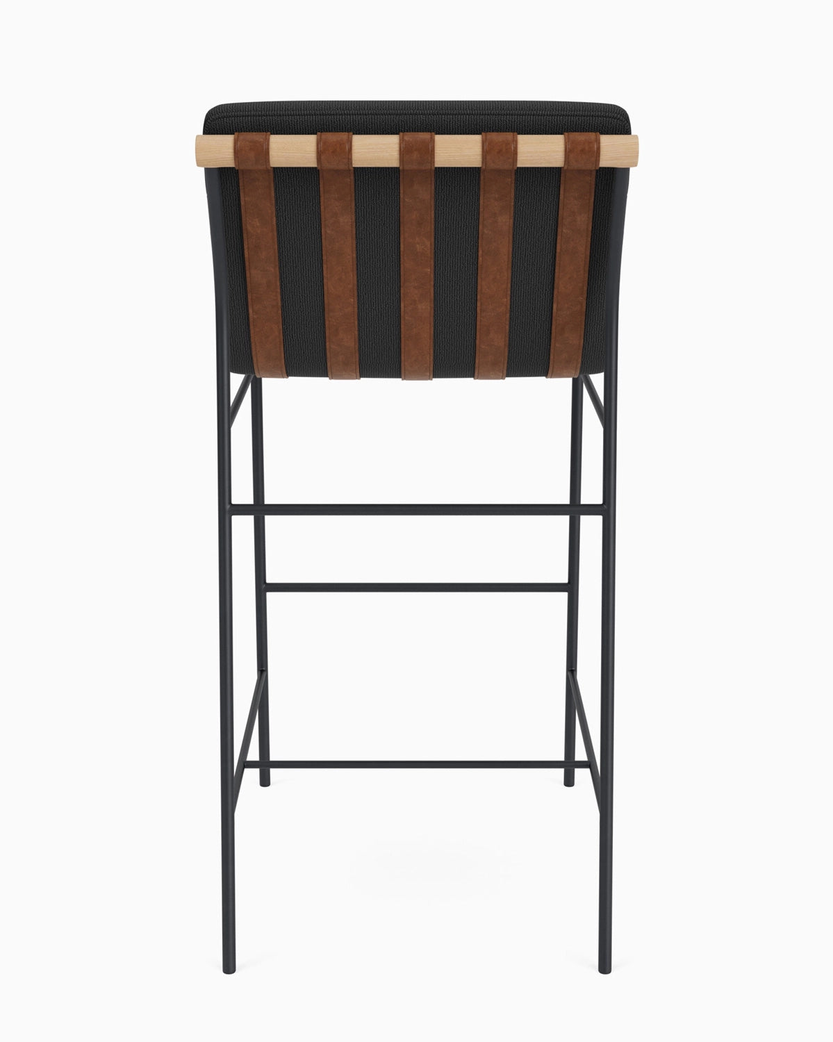 Charcoal Boucle / White Oak / Bar (30" Height)