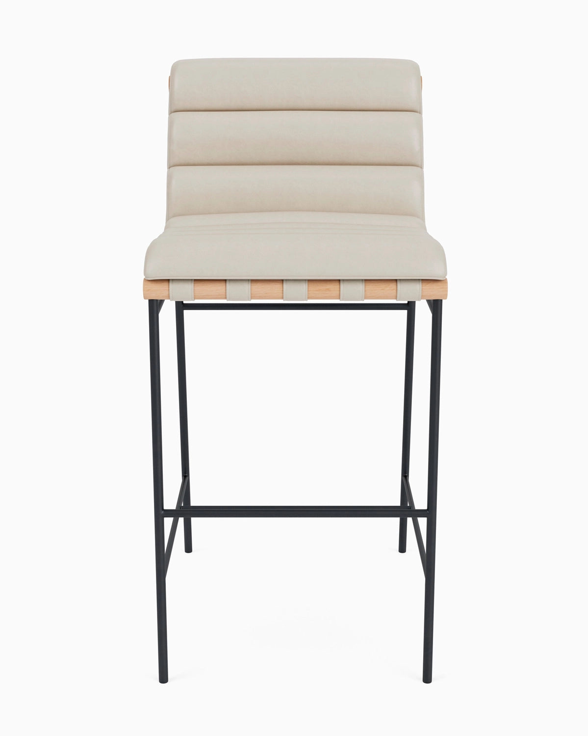 Pearl Leather / White Oak / Bar (30" Height)