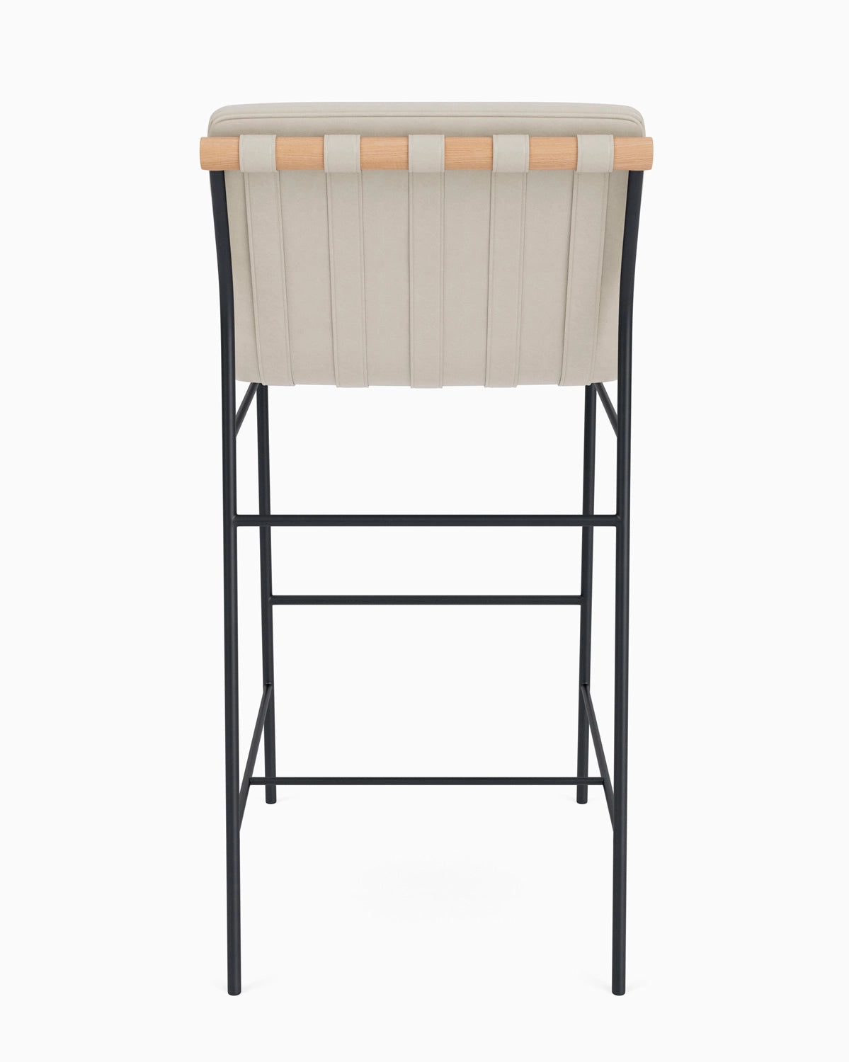 Pearl Leather / White Oak / Bar (30" Height)