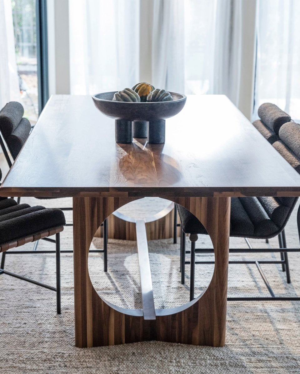 Walnut / 96" length | Seats 8
