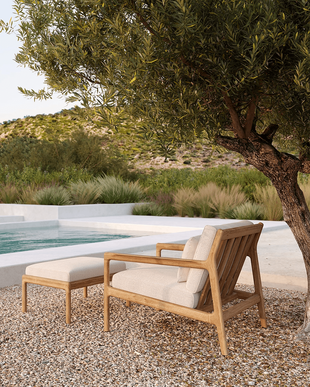 White Boucle / 24" x 16" / Set of 2