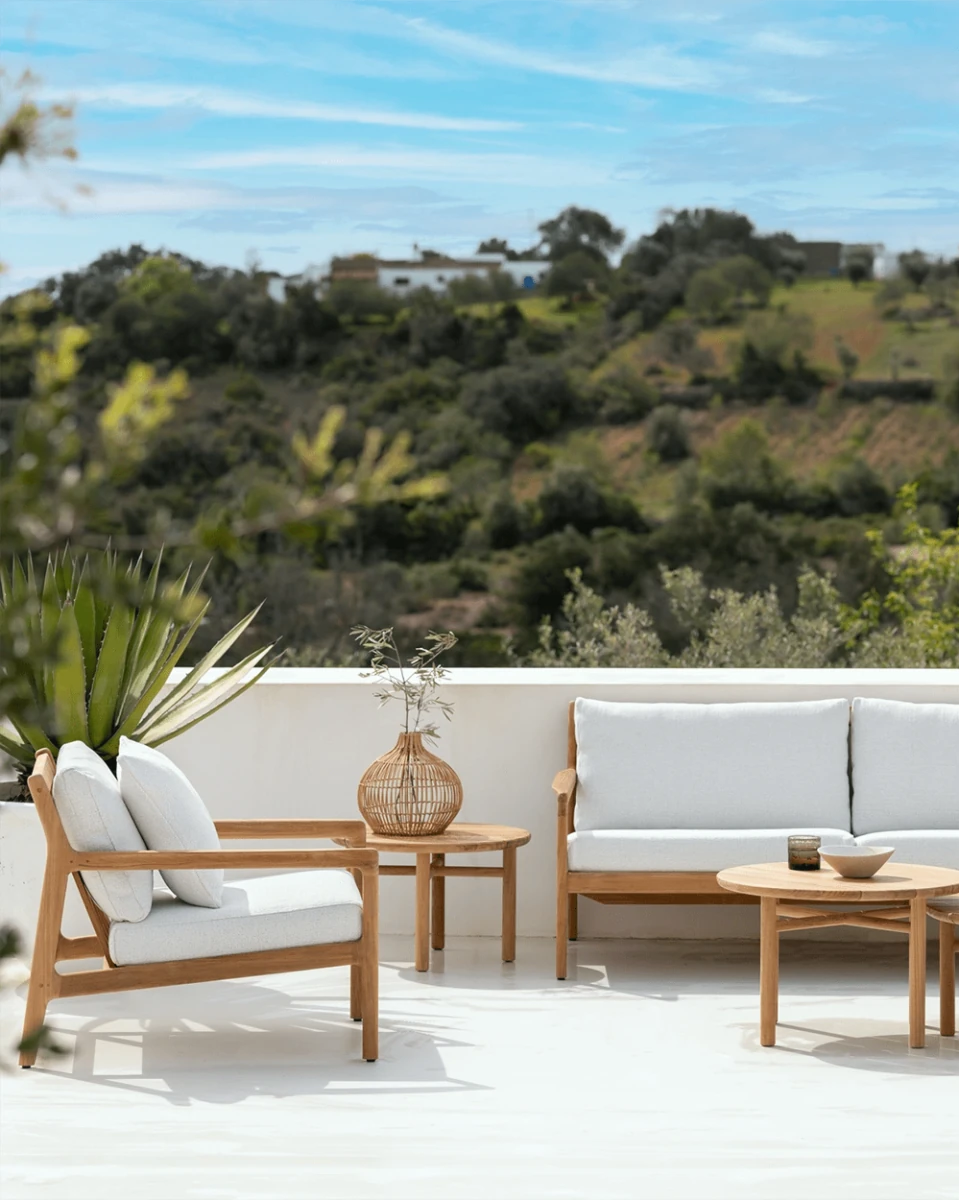 White Boucle / 20" x 20" / Set of 2