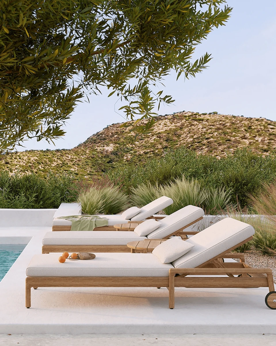 White Boucle / 24" x 16" / Set of 2