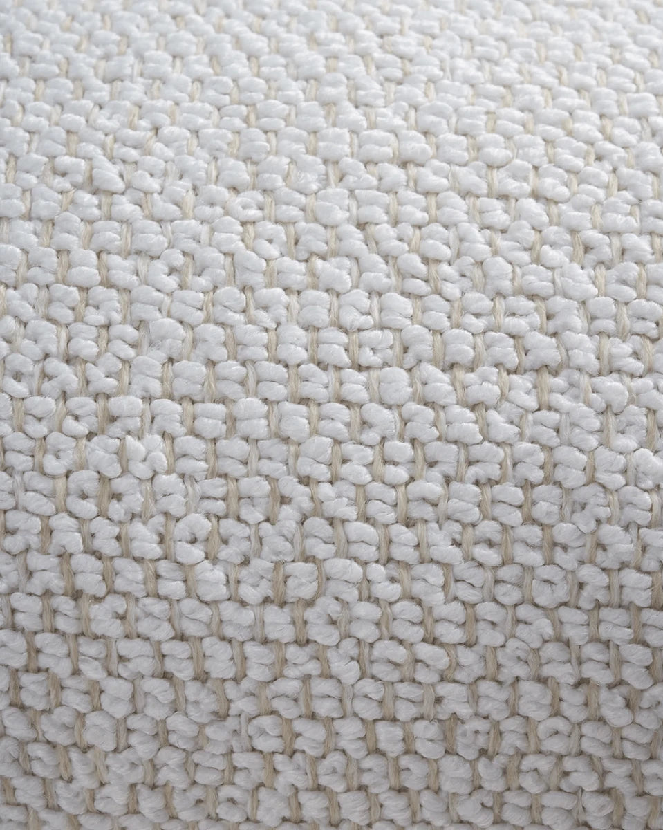 White Boucle / 20" x 20" / Set of 2