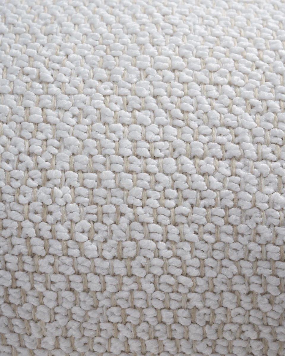 White Boucle / 20" x 20" / Set of 2