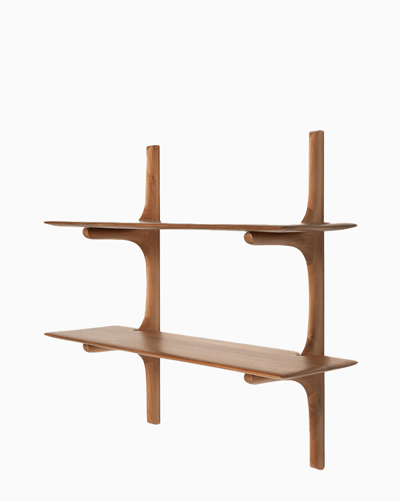 Mahogany / 2 Shelves