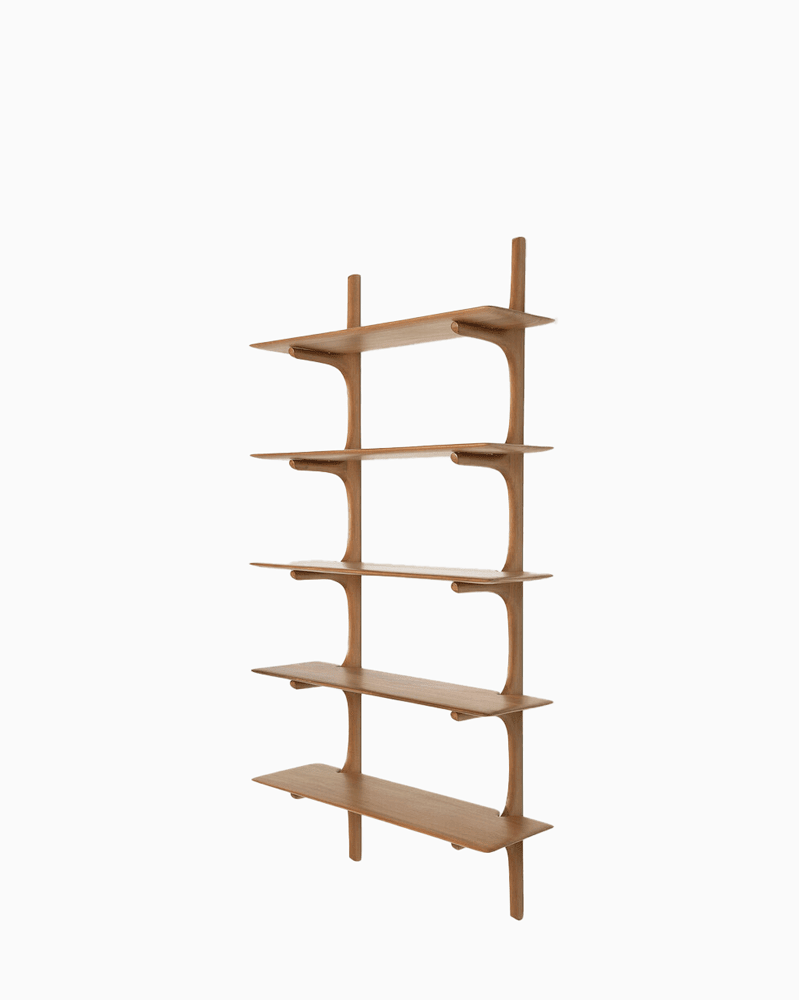 Mahogany / 5 Shelves