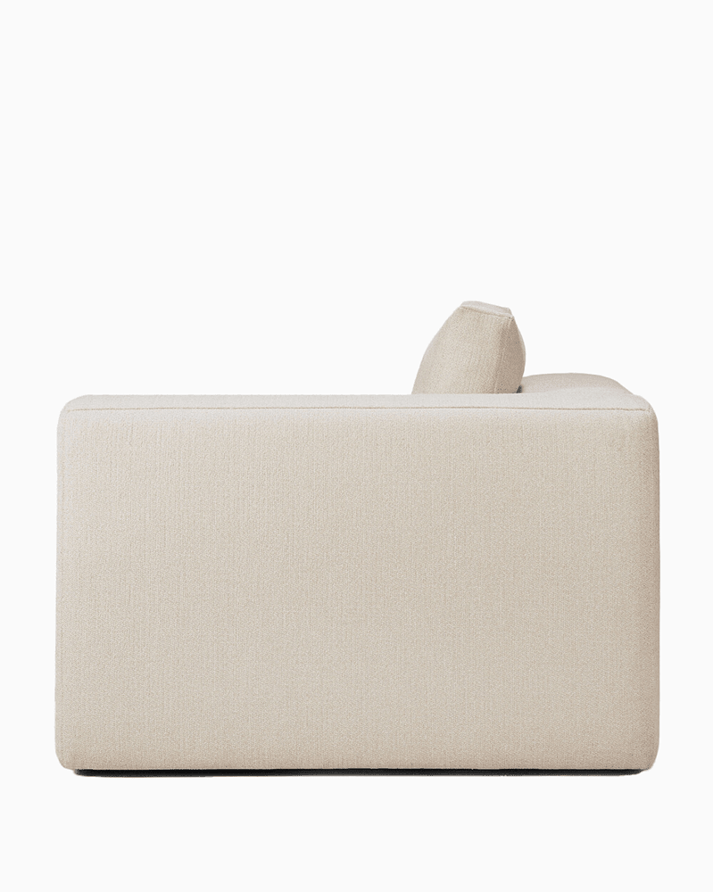 Eco Off White / End seater with L arm