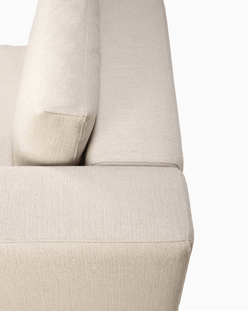 Eco Off White / End seater with L arm