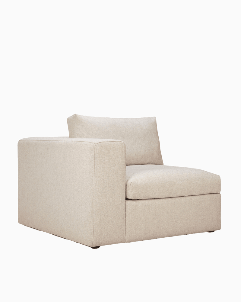 Eco Off White / End seater with R arm