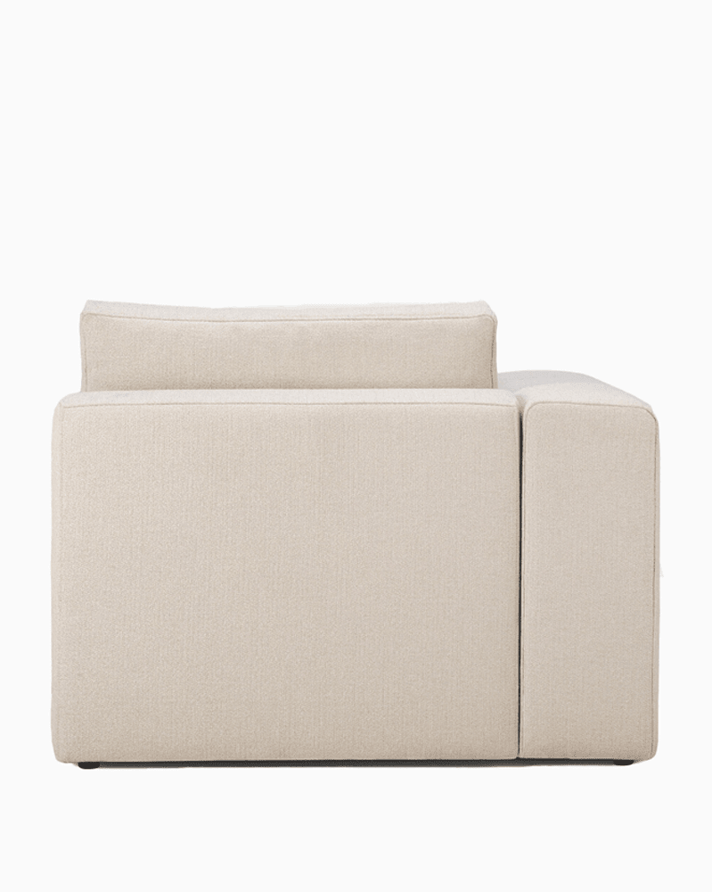 Eco Off White / End seater with R arm