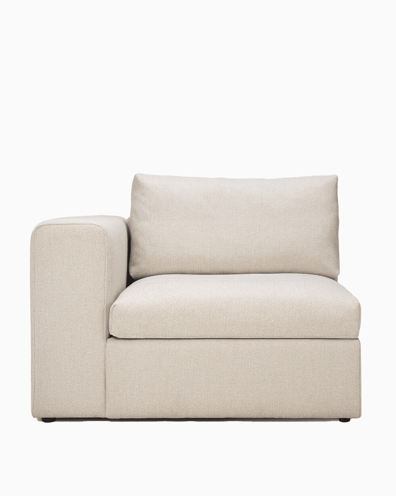 Eco Off White / End seater with R arm