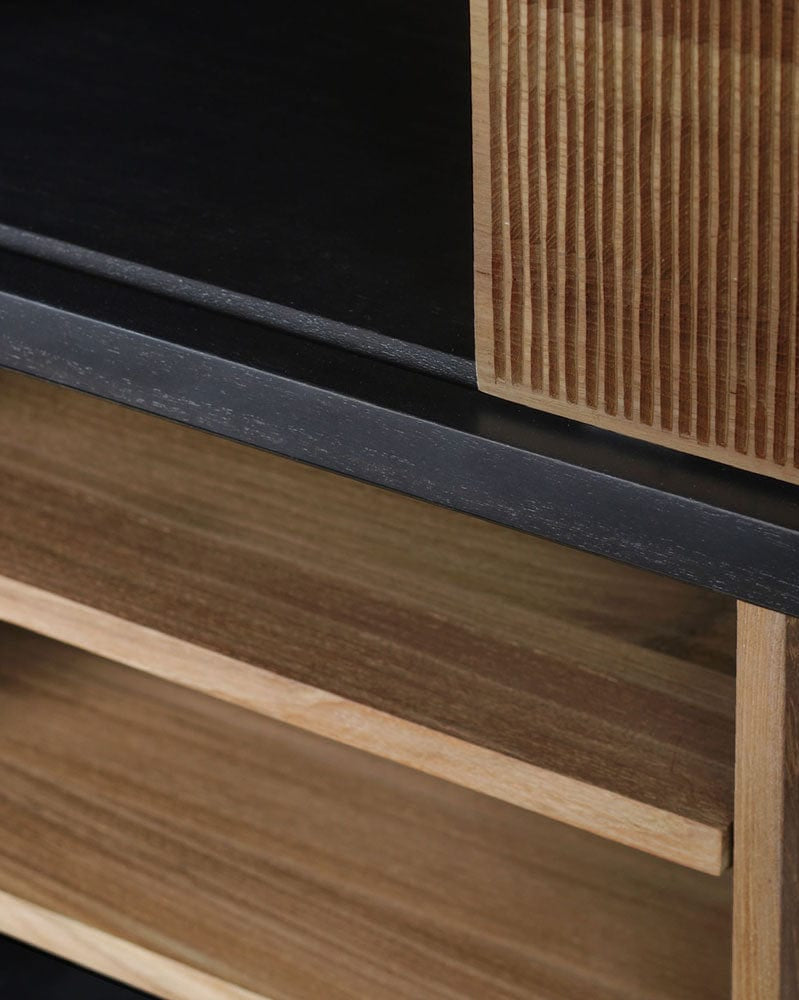 Teak / 5 Sliding Doors