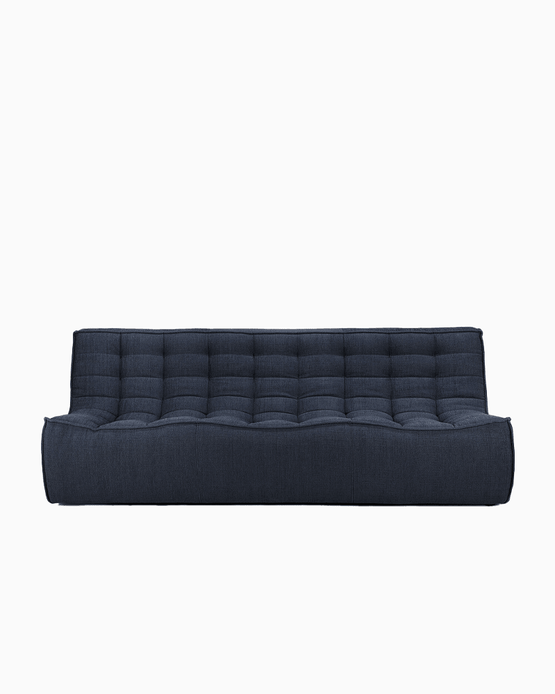 Eco Fabric Graphite / Three Seater
