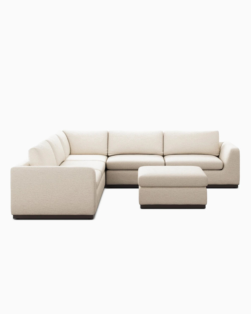 Crypton Nomad Snow / Sectional + Ottoman
