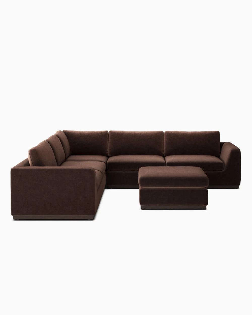 Surrey Cocoa / Sectional + Ottoman