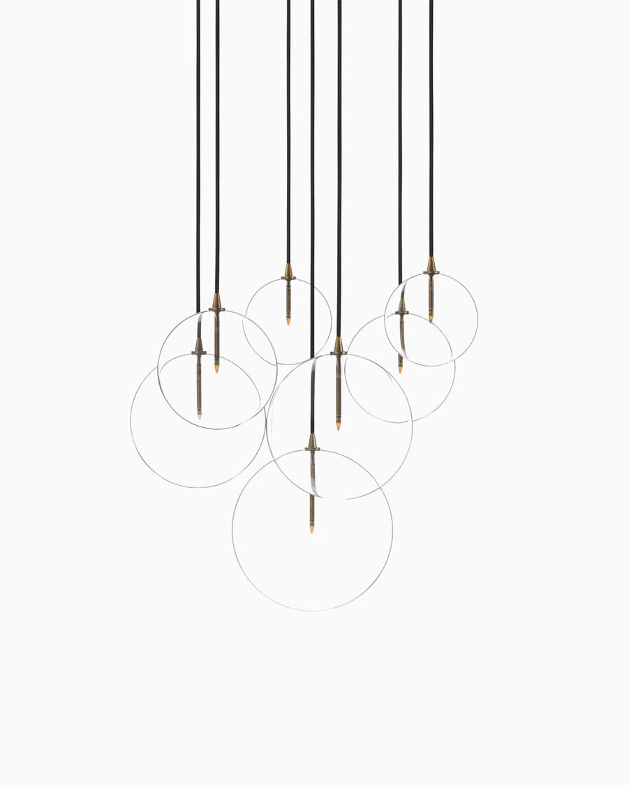 Heritage Bronze Brass / Clear Glass