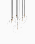 Heritage Bronze Brass / Organic Glass