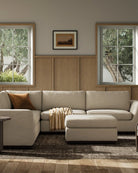 Savoy Parchment / Sectional + Ottoman