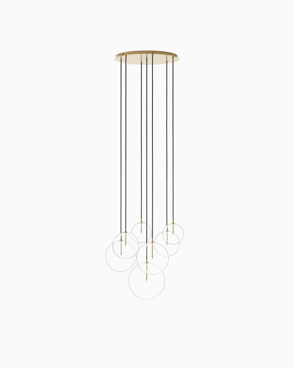 Burnished Brass / Clear Glass