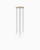 Heritage Bronze Brass / Organic Glass