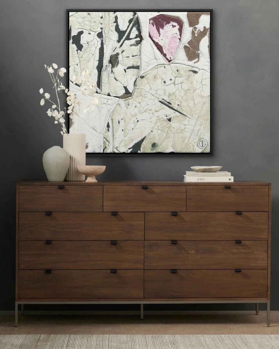 40" x 40" / Black Maple / Framed Canvas