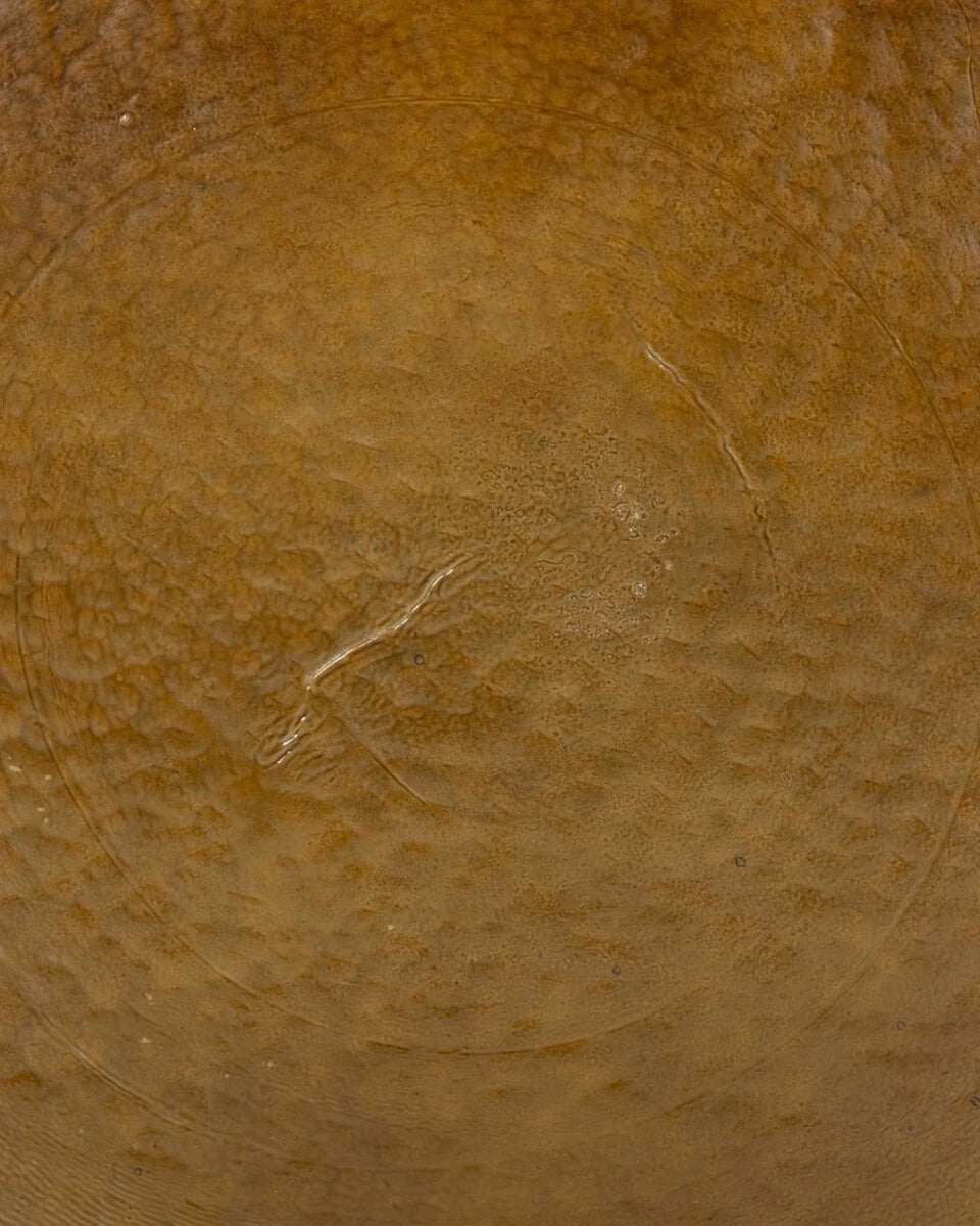 Amber Cast Glass / Small