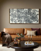 72" x 36" / Rustic Walnut Floater