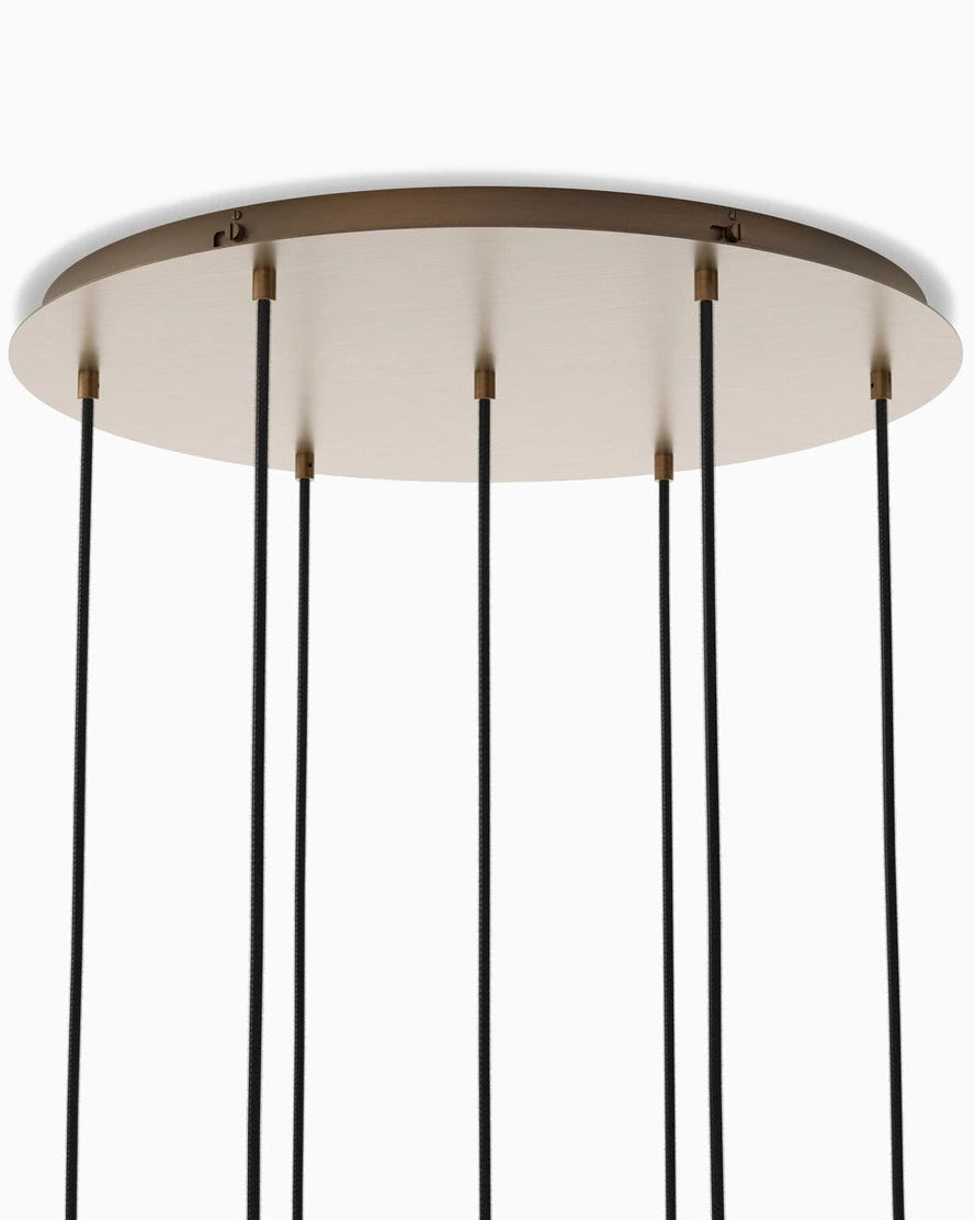 Heritage Bronze Brass / Organic Glass