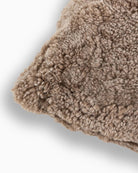 Taupe Shearling / 20" x 20" / Cover Only