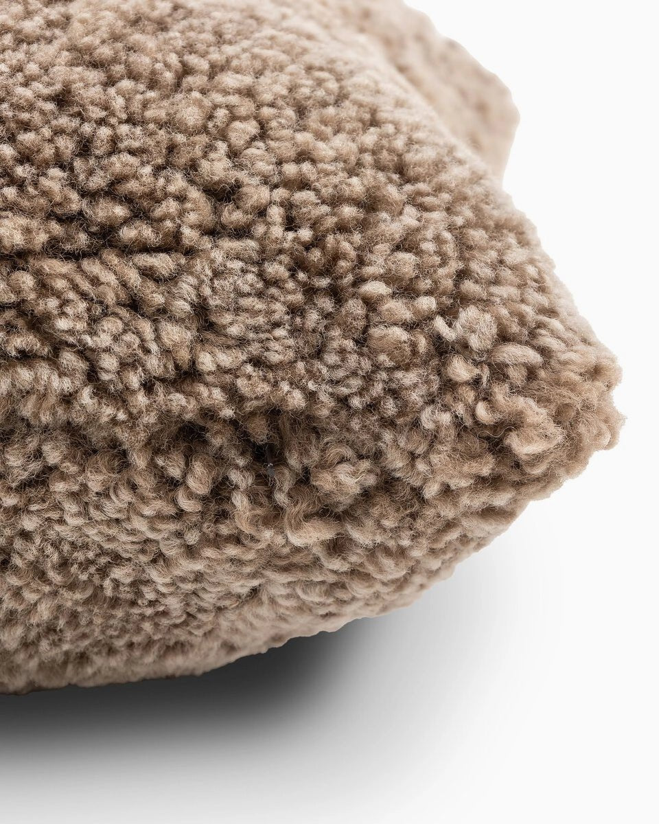 Taupe Shearling / 14" x 20" / Cover + Insert