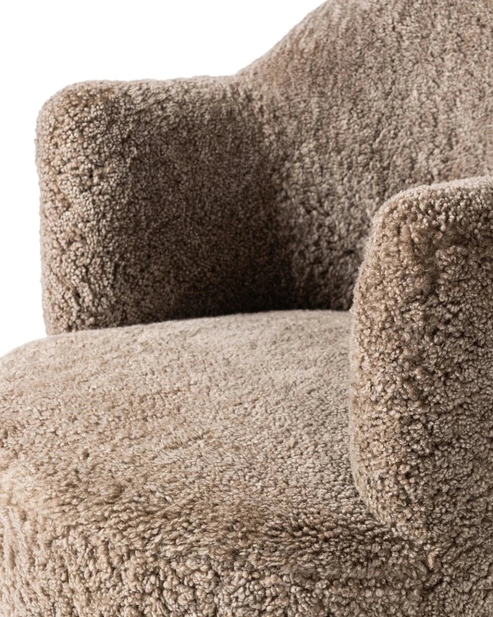 Taupe Shearling