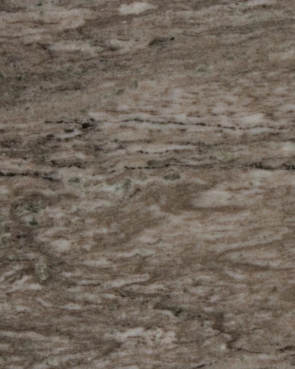 Large Antique White Marble + Small Rocky Brown Marble
