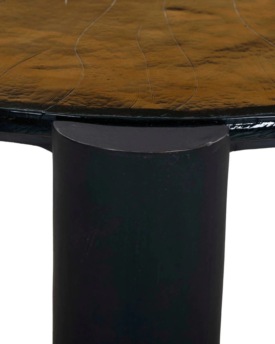 Amber Cast Glass / Large